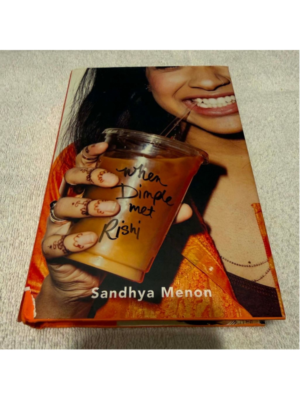 When Dimple Met Rishi by Sandhya Menon Hardcover YA Romance Novel Book